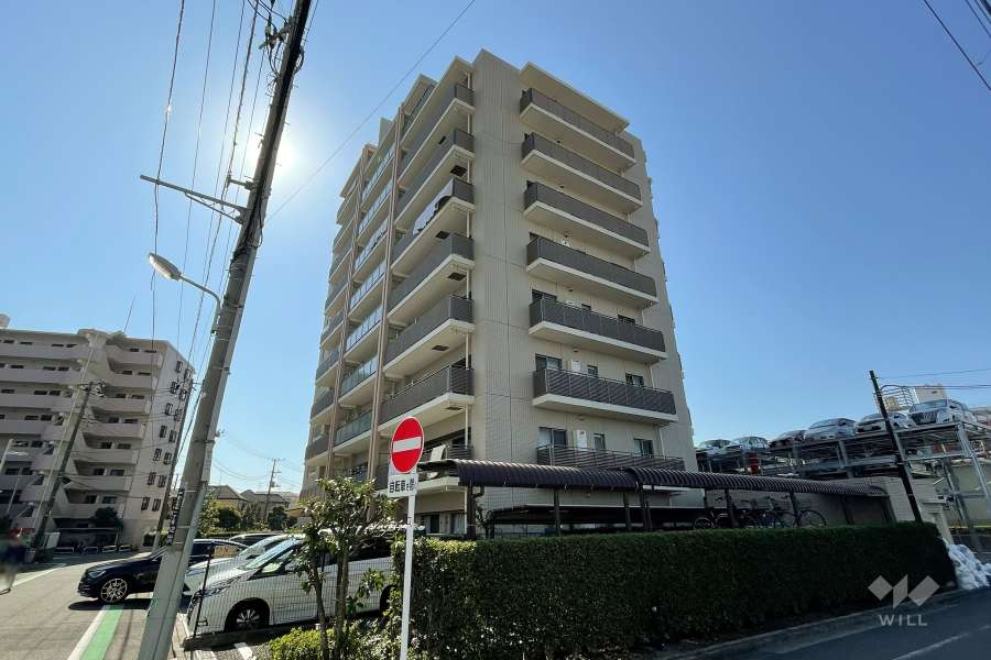 シティウインズブライトゲートの外観（北東側から）
