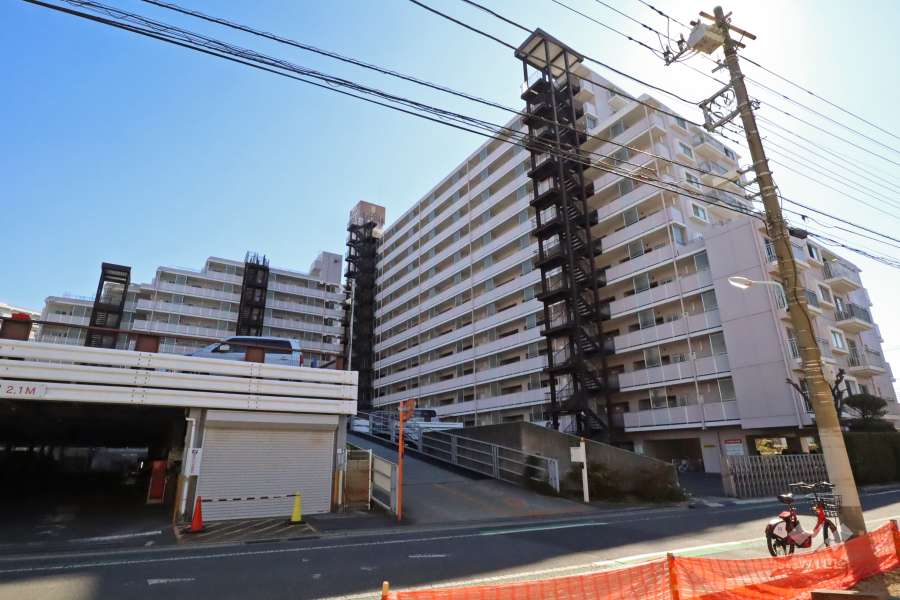 ダイアパレス立石の外観（北西側から）