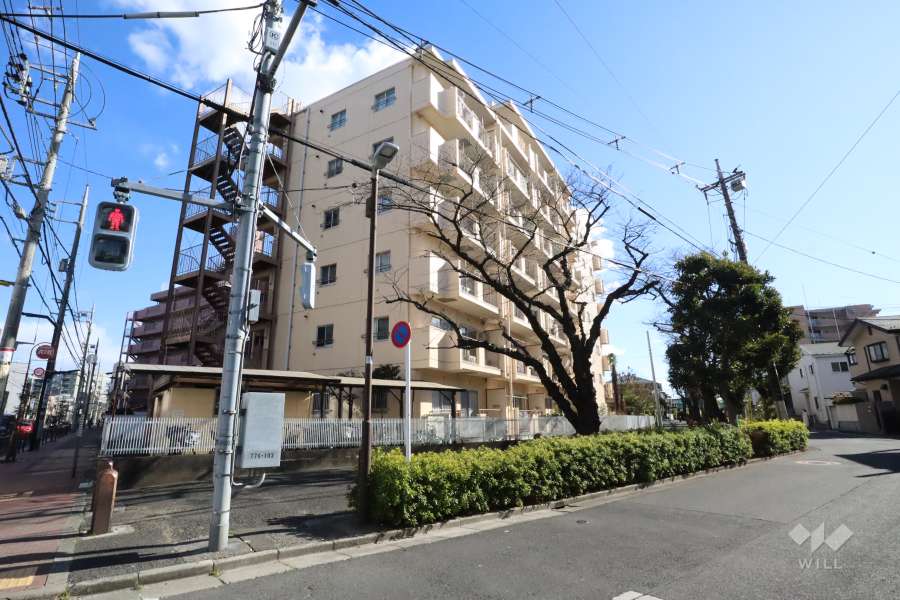 トーア立石マンションの外観(北西側から)