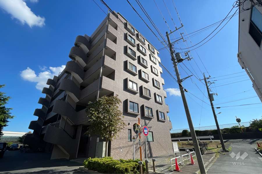 ドラゴンマンション青戸壱番館の外観（北西側から）