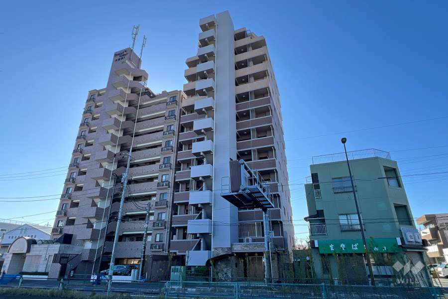 フェイム小岩レジデンスタワーの外観（北東側から）