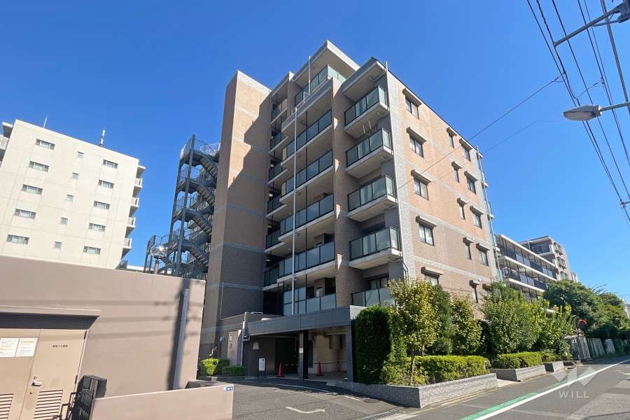 ライオンズマンション立石南の外観（北西側から）
