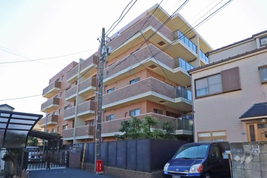 レクセルプラザ四ツ木の外観（北東側から）