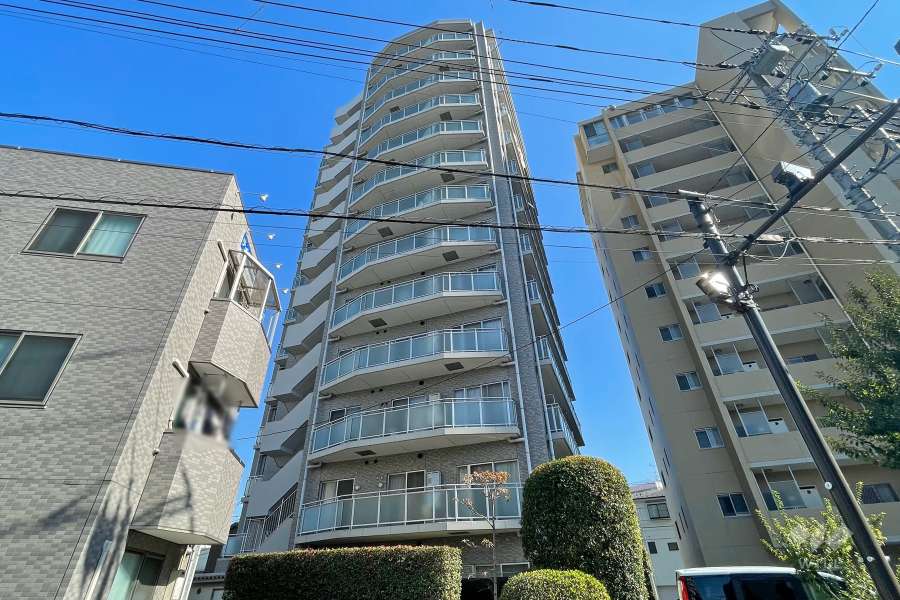 藤和シティホームズ新小岩2の外観（南西側から）