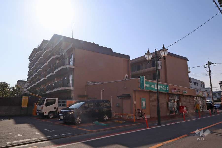 お花茶屋スカイマンションの外観(北東側から)