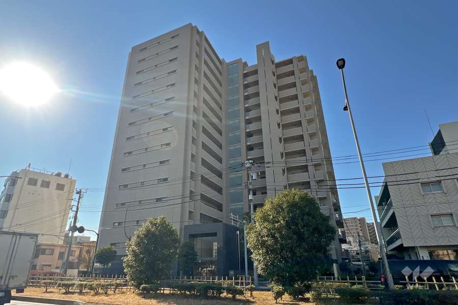 コスモシティガーデンズ東京イーストの外観（北東側から）