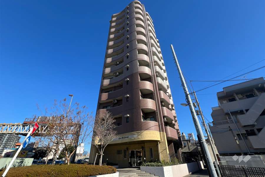 ライオンズシティ四ツ木の外観（南西側から）