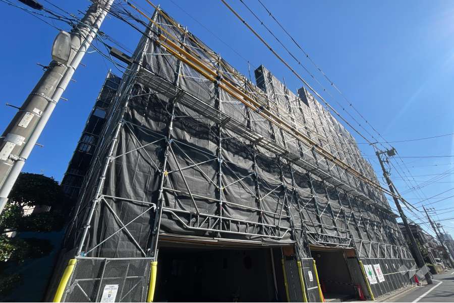 サントーア小岩の外観（北西側から）