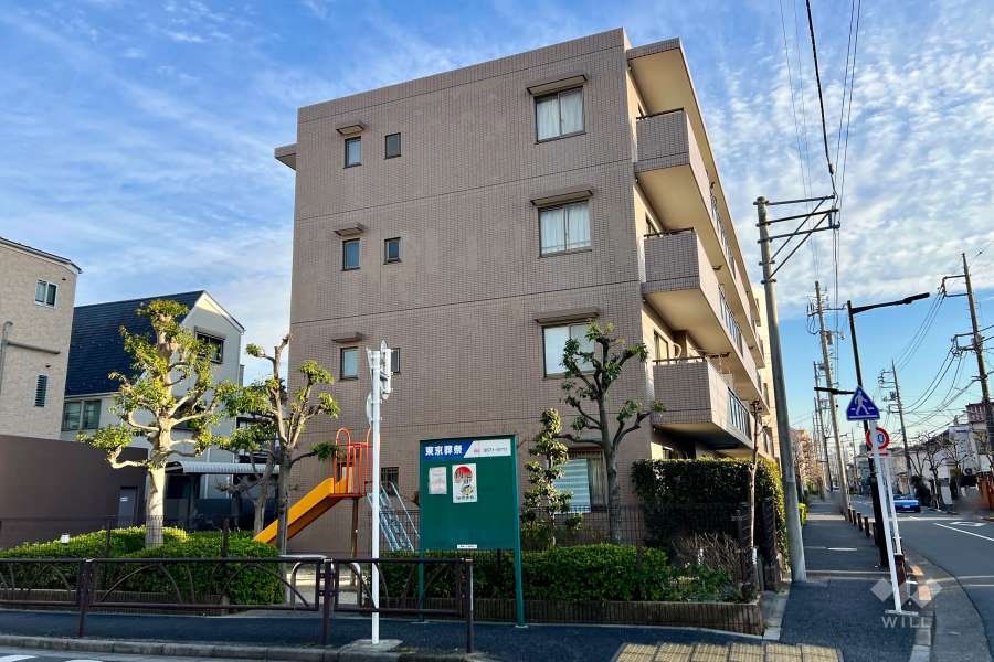 ステイツ小岩細田せせらぎ通りの外観（北西側から）