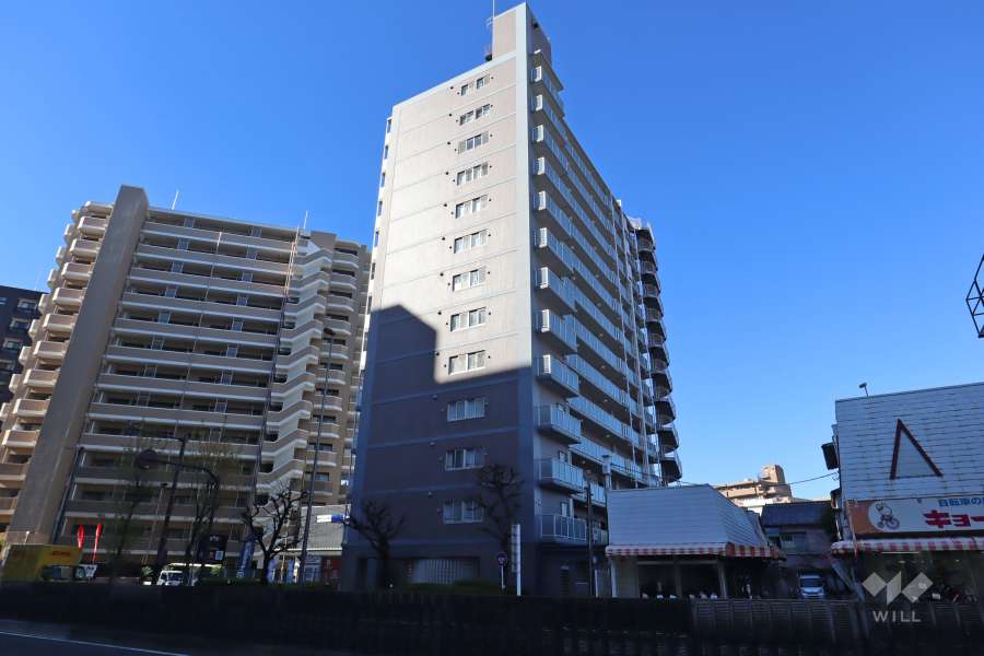 コスモお花茶屋参番館の外観(北東側から)