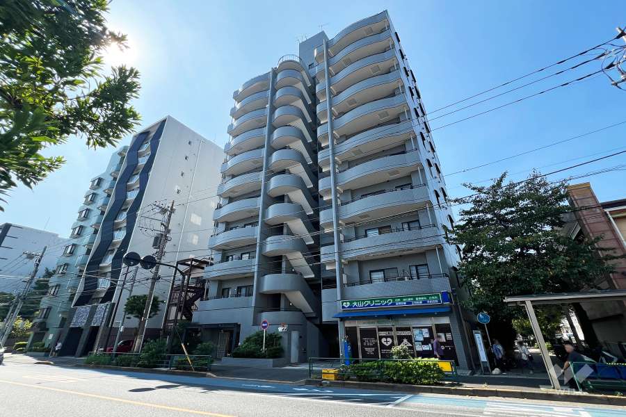 エヴァーグリーン堀切の外観（北側から）