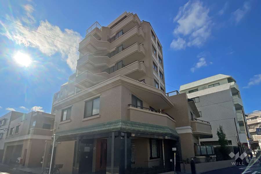 マートルコート新小岩の外観（北西側から）