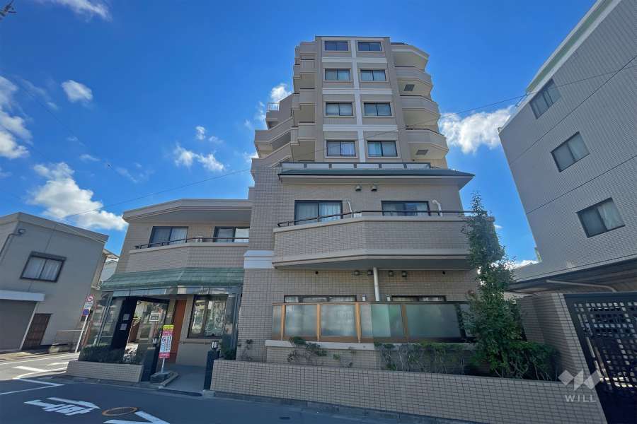 マートルコート新小岩の外観（西側から）