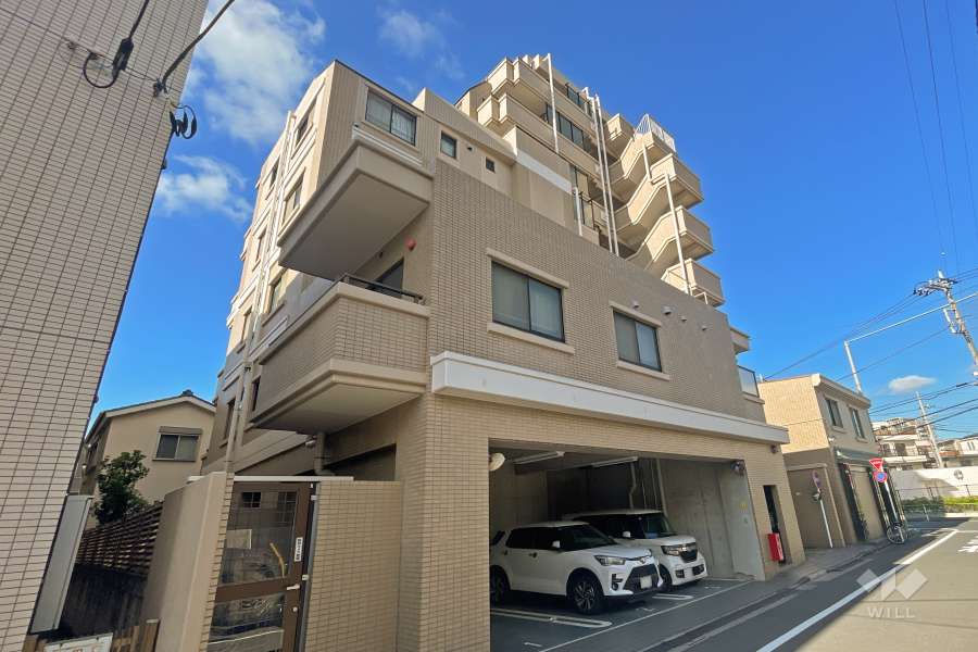 マートルコート新小岩の外観（北東側から）