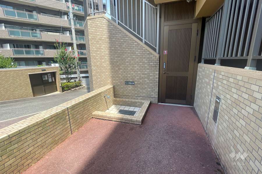 ペット足洗い場