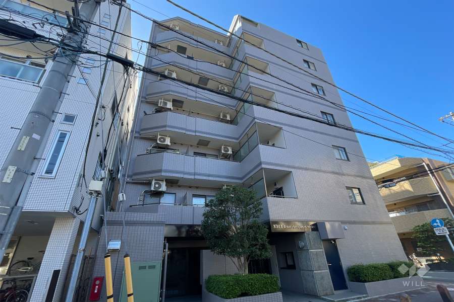 ナイスアーバンお花茶屋駅前通りの外観（北東側から）