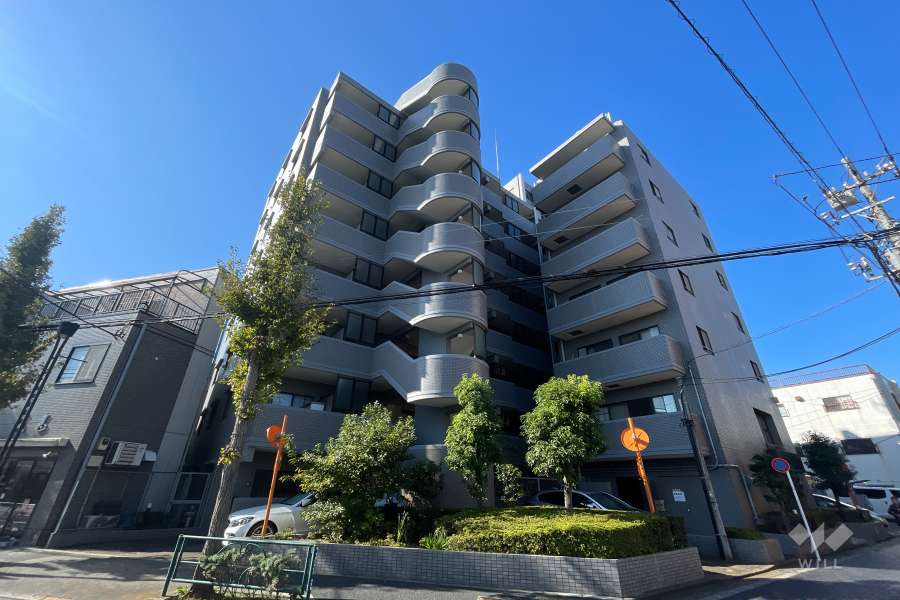 コスモ柴又駅前の外観（北東側から）