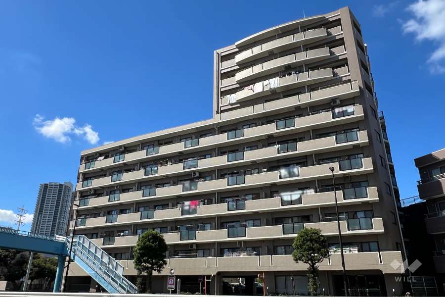 カネボウベルシャトゥ金町の外観（東側から）
