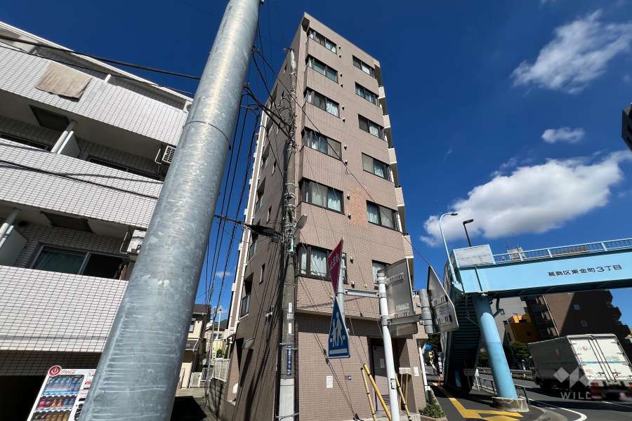 カネボウベルシャトゥ金町の外観（南側から）