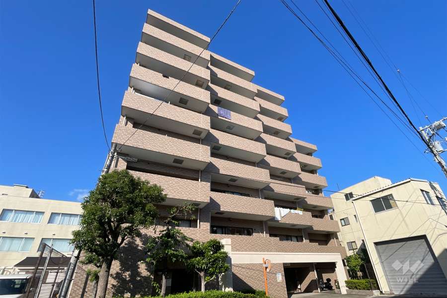 ヴィルヌーブ立石の外観（南西側から）
