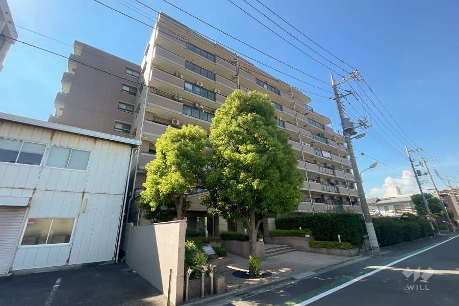レクセル四つ木の外観（南東側から）