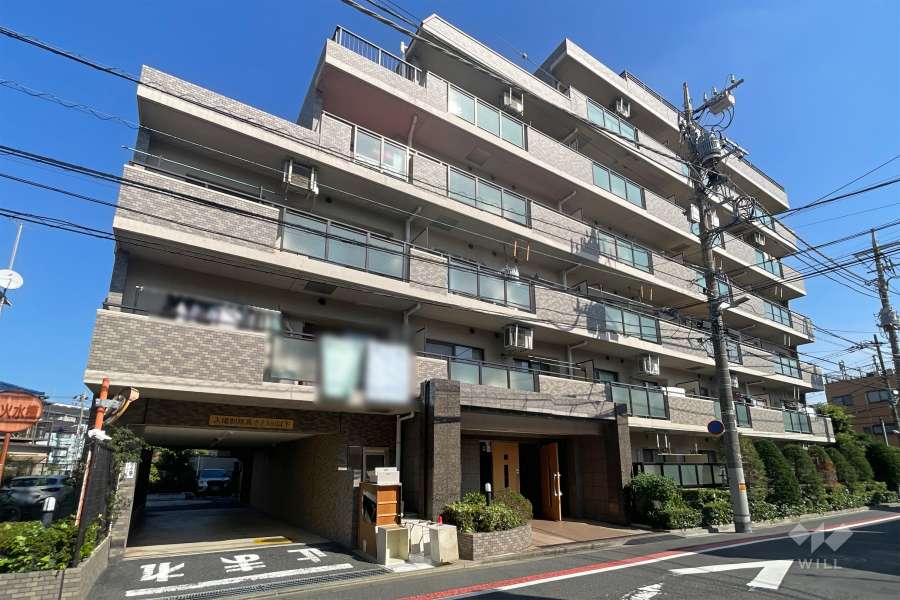 コンポーゼ亀有の外観（北西側から）