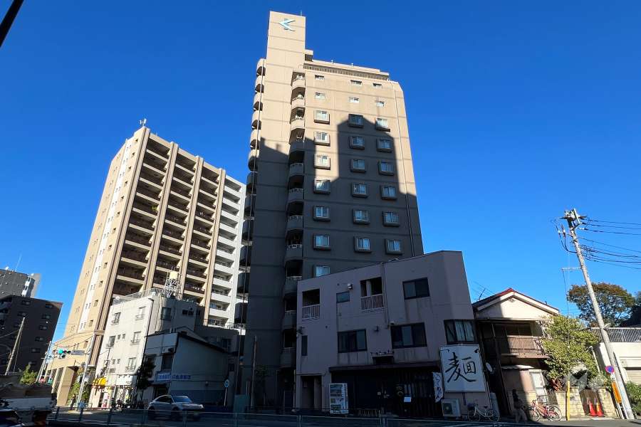 カインドステージ亀有の外観（南西側から）