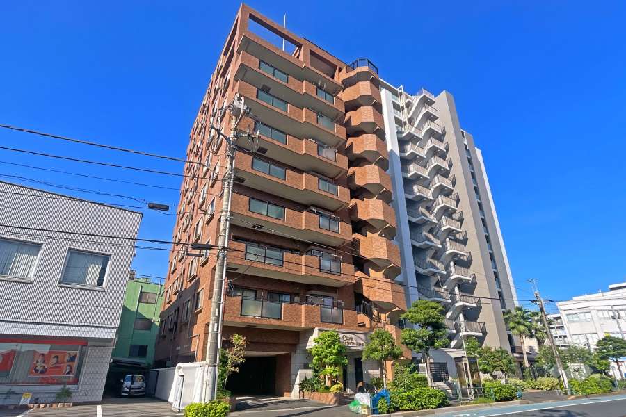 セザール第二堀切菖蒲園の外観（北東側から）