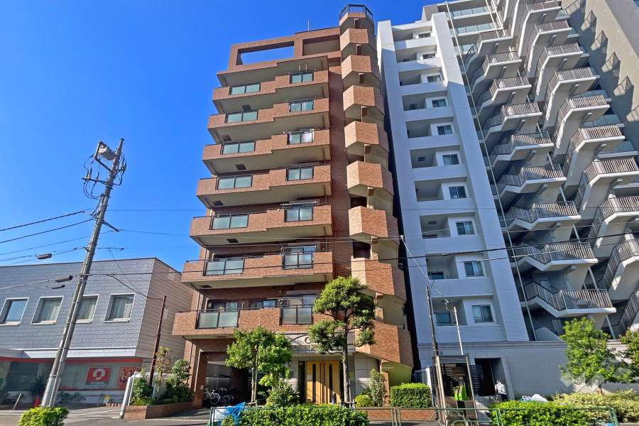 セザール第二堀切菖蒲園の外観（北西側から）