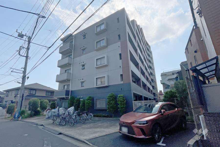 ダイアパレスグランデージ四ツ木の外観（北西側から）