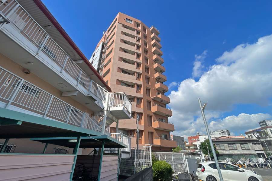 アスコットパーク新小岩の外観（東側から）