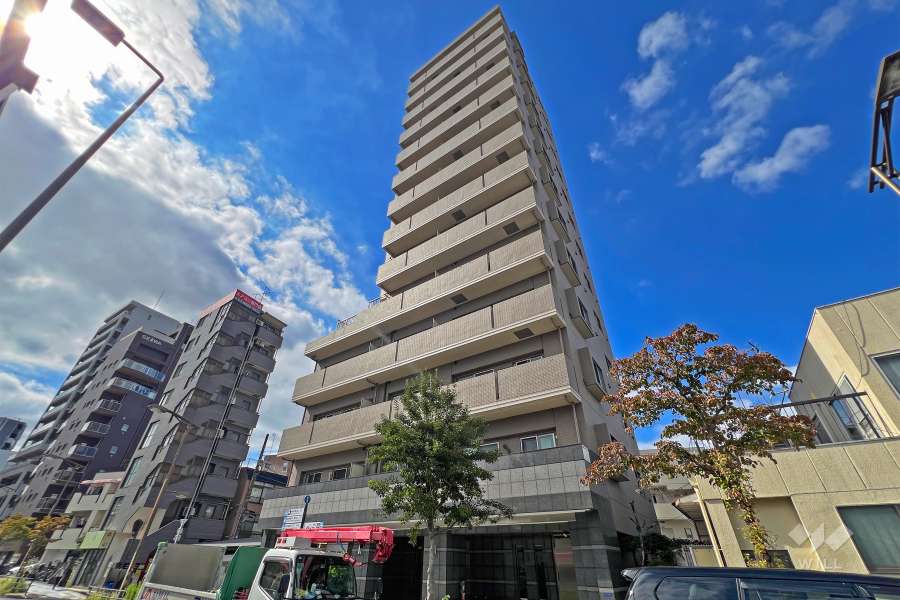 アクトヒルズ金町の外観（南東側から）