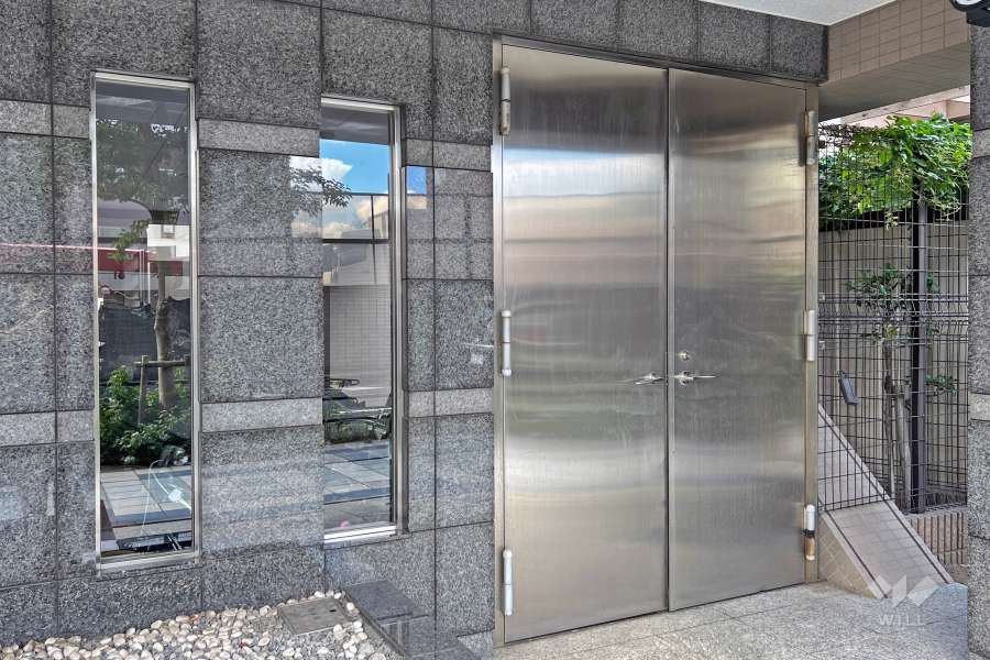 屋内に設けられた駐輪場