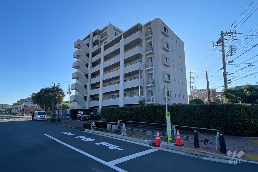 シンクレア柴又パークサイドの外観（北西側から）