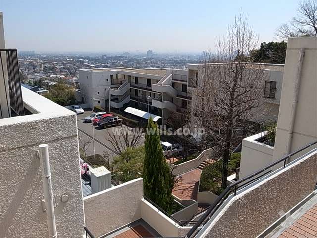 高台にある為、敷地内の各所から眺望が取れています。