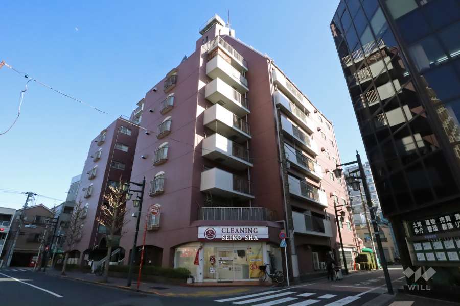 グリーンハイツ金町の外観(北西側から)