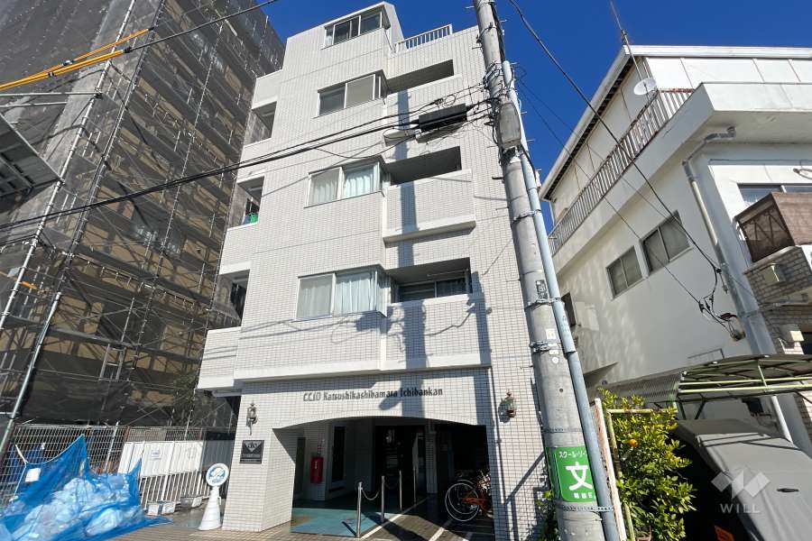 クリオ葛飾柴又壱番館の外観（南東側から）