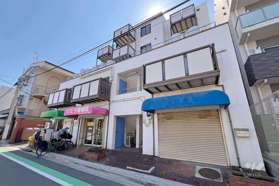 クレアション青砥の外観（北西側から）