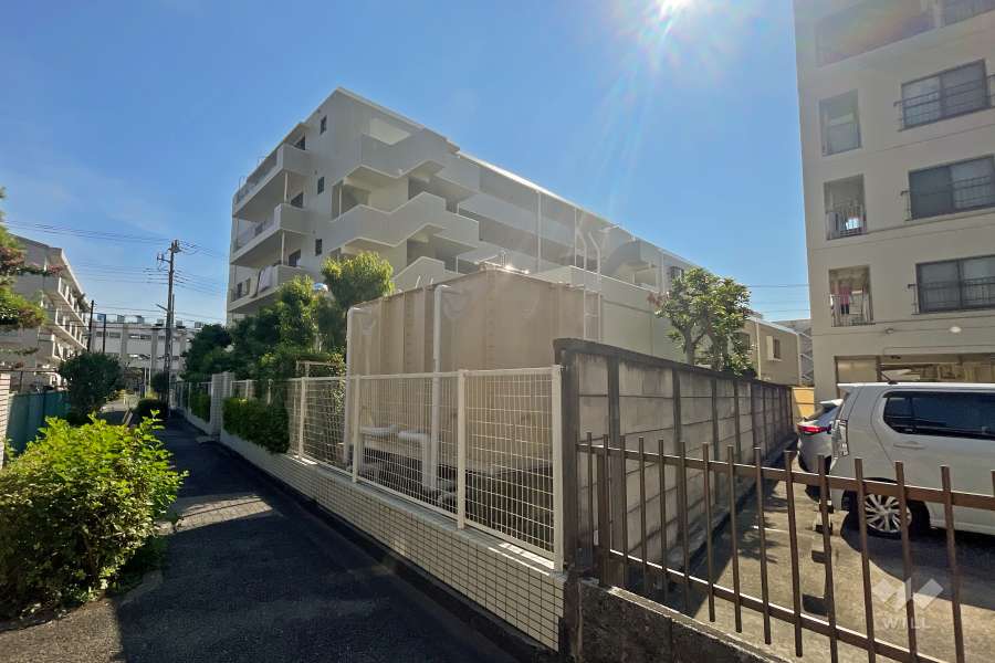 コスモ金町壱番館の外観（北側から）