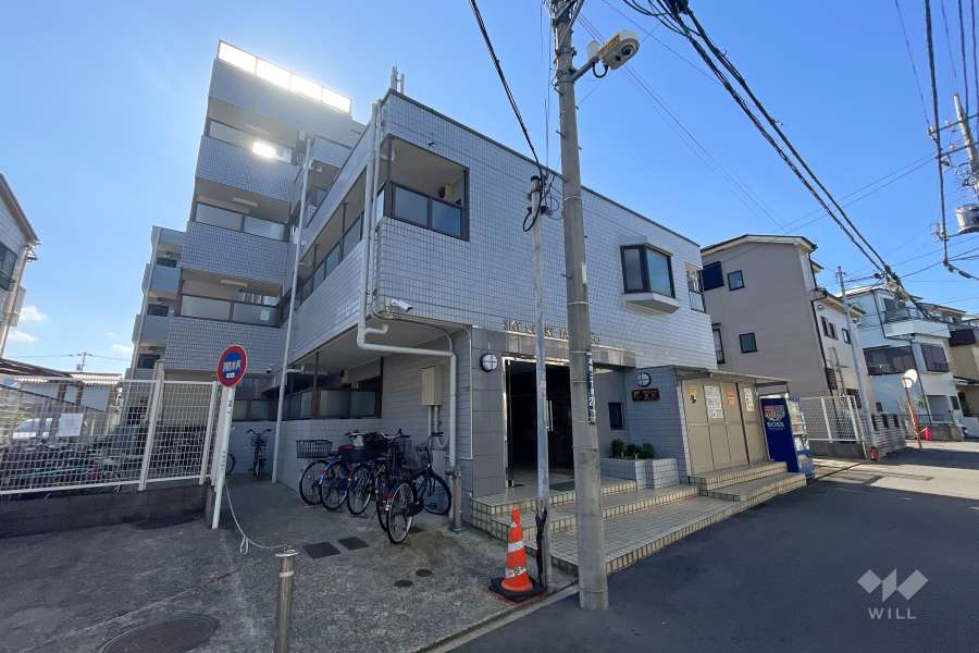 スカイコート高砂の外観（北東側から）