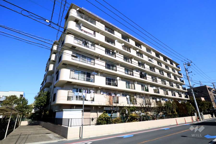 ニックハイムお花茶屋の外観(南西側から)