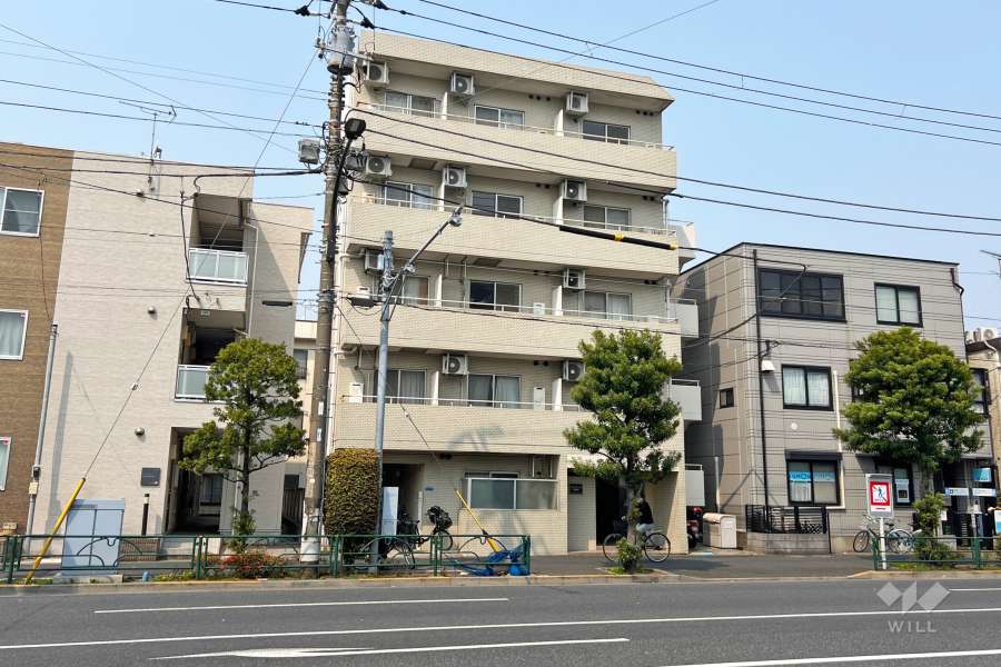 パレドール東金町の外観（南側から）