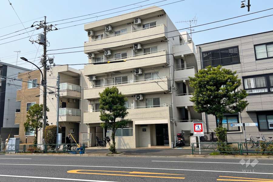 パレドール東金町の外観（東側から）
