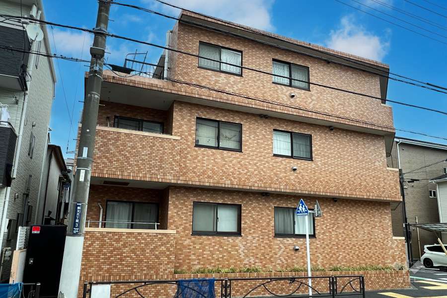 ライオンズマンション柴又第3の外観（北西側から）