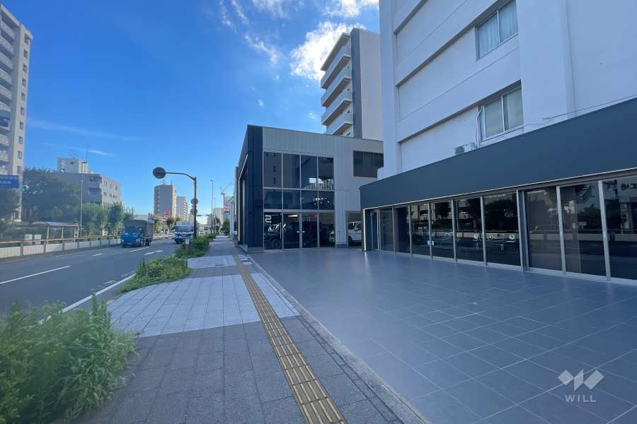 敷地南東側の前面道路　