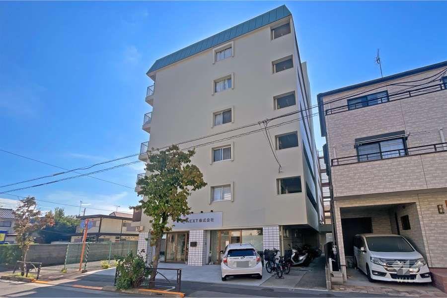 金町コーポの外観（北東側から）