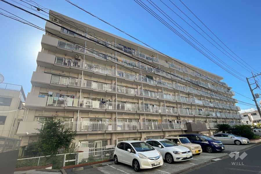 第2お花茶屋ダイヤモンドマンションの外観（南東側から）