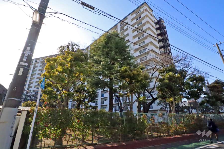 東建金町マンションの外観(南東側から)