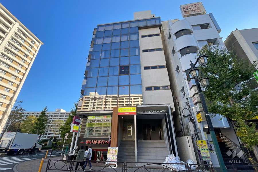 立川金町マンションの外観（西側から）
