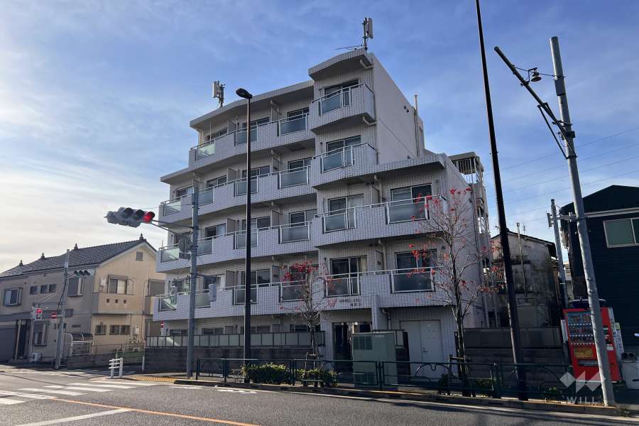 ウィンベルソロ金町第9の外観（北西側から）